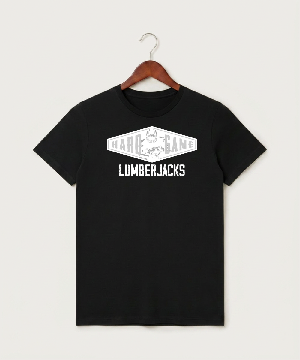 Bemidji High School Football (Boys) - Black T-Shirt - Full Front