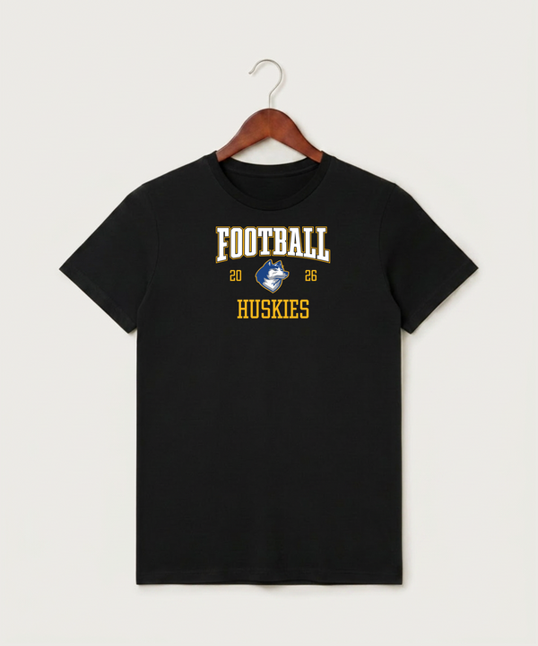 Bigfork Senior High School Football (Boys) - Black T-Shirt - Full Front