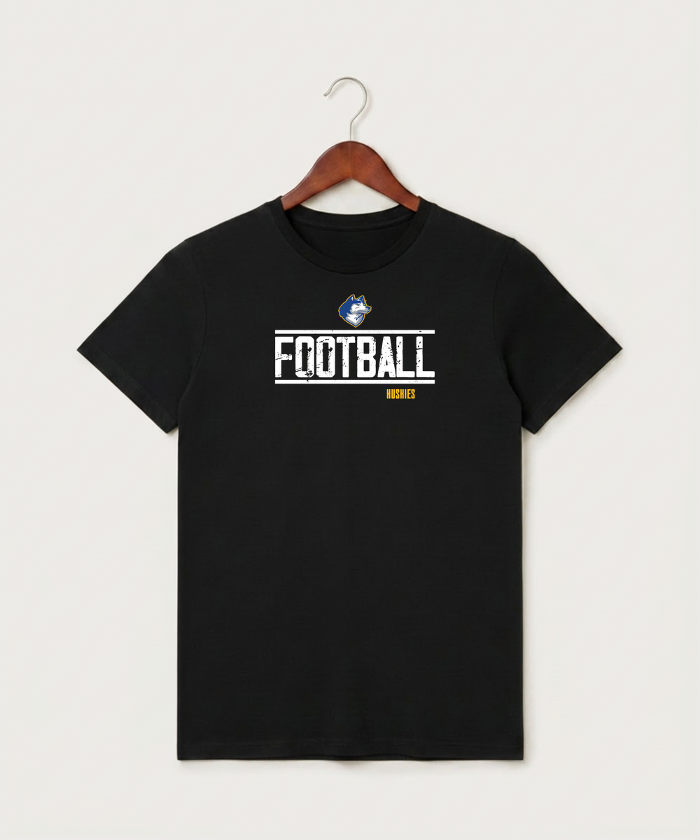 Bigfork Senior High School Football (Boys) - Black T-Shirt - Full Front