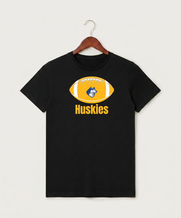 Bigfork Senior High School Football (Boys) - Black T-Shirt - Full Front