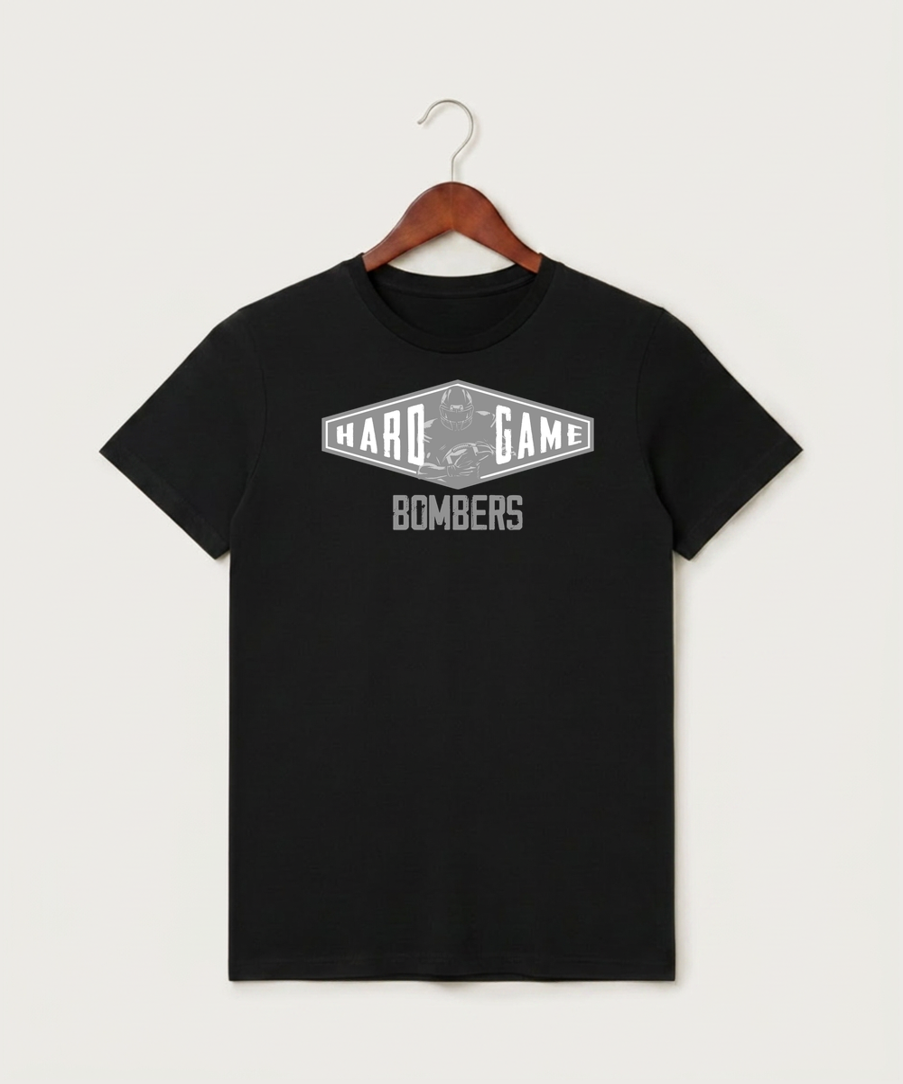 Braham Area High School Football (Boys) - Black T-Shirt - Full Front