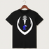 Lakeview High School Football (Boys) - Black T-Shirt - Full Front