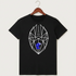 Lakeview High School Football (Boys) - Black T-Shirt - Full Front