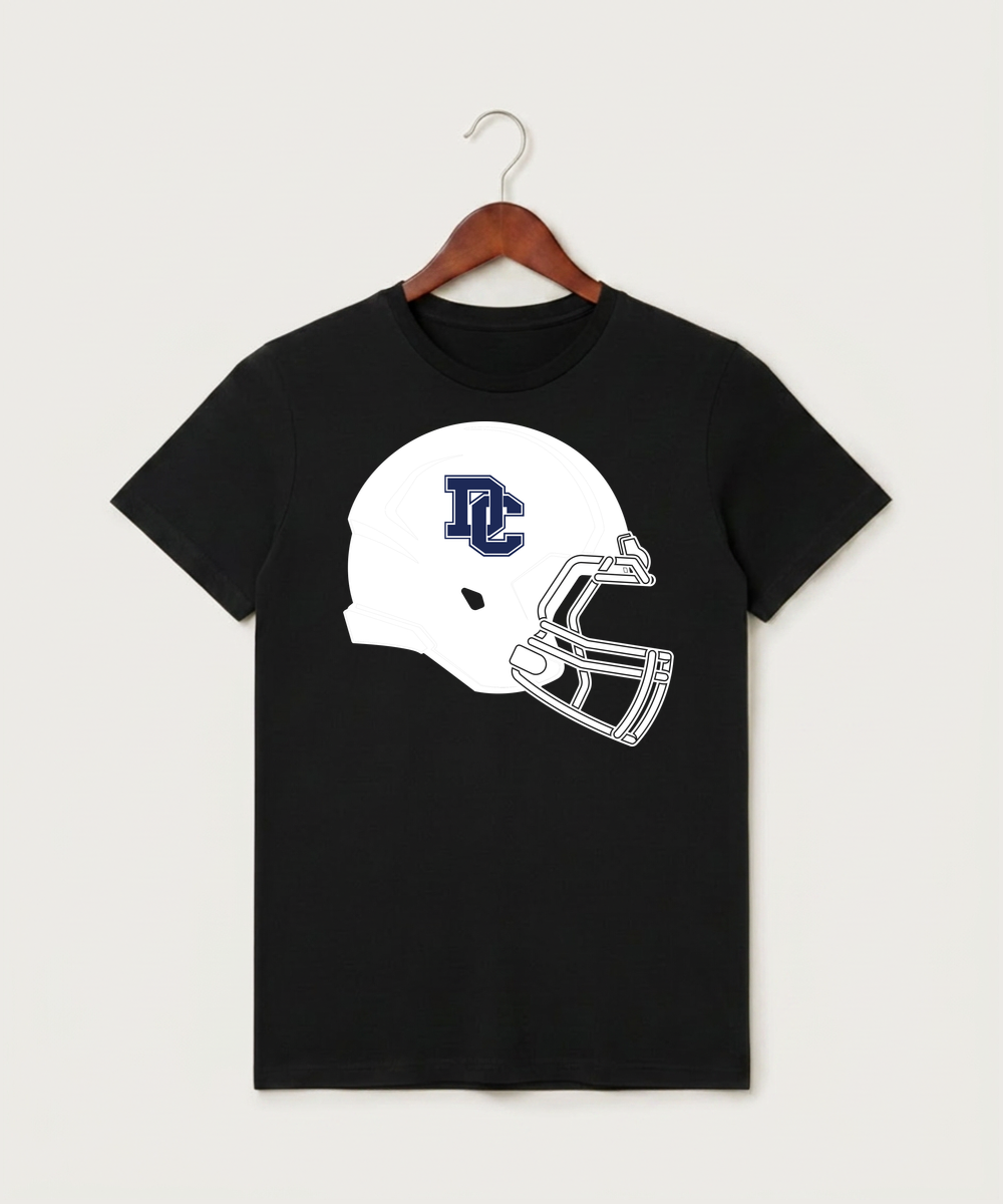 Dassel Cokato High School Football (Boys) - Black T-Shirt - Full Front