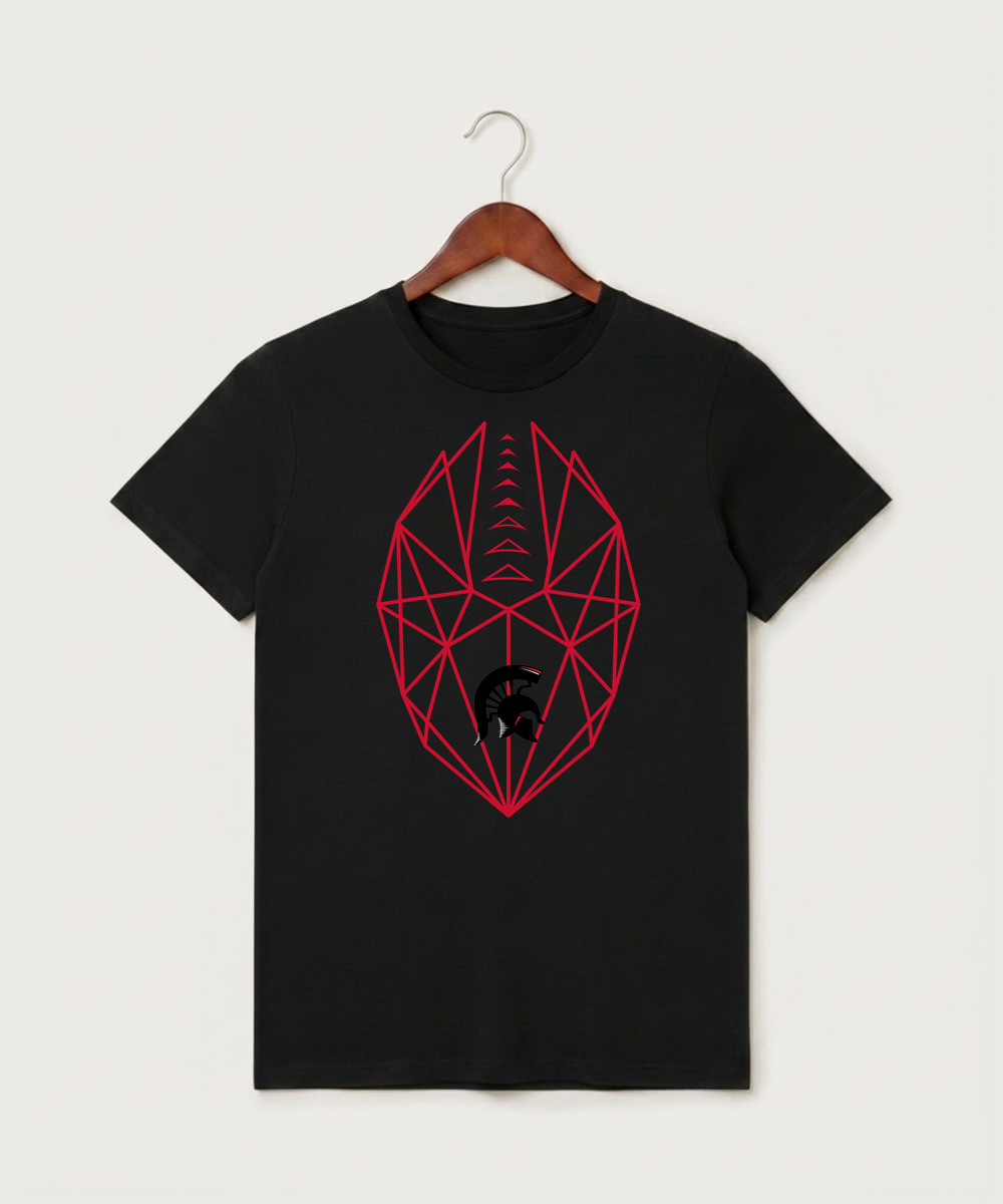 Bold High School Football (Boys) - Black T-Shirt - Full Front