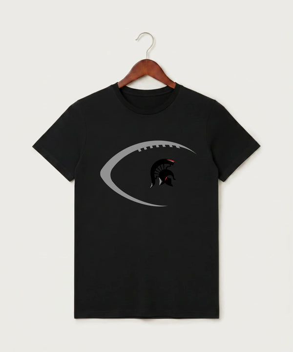 Bold High School Football (Boys) - Black T-Shirt - Full Front