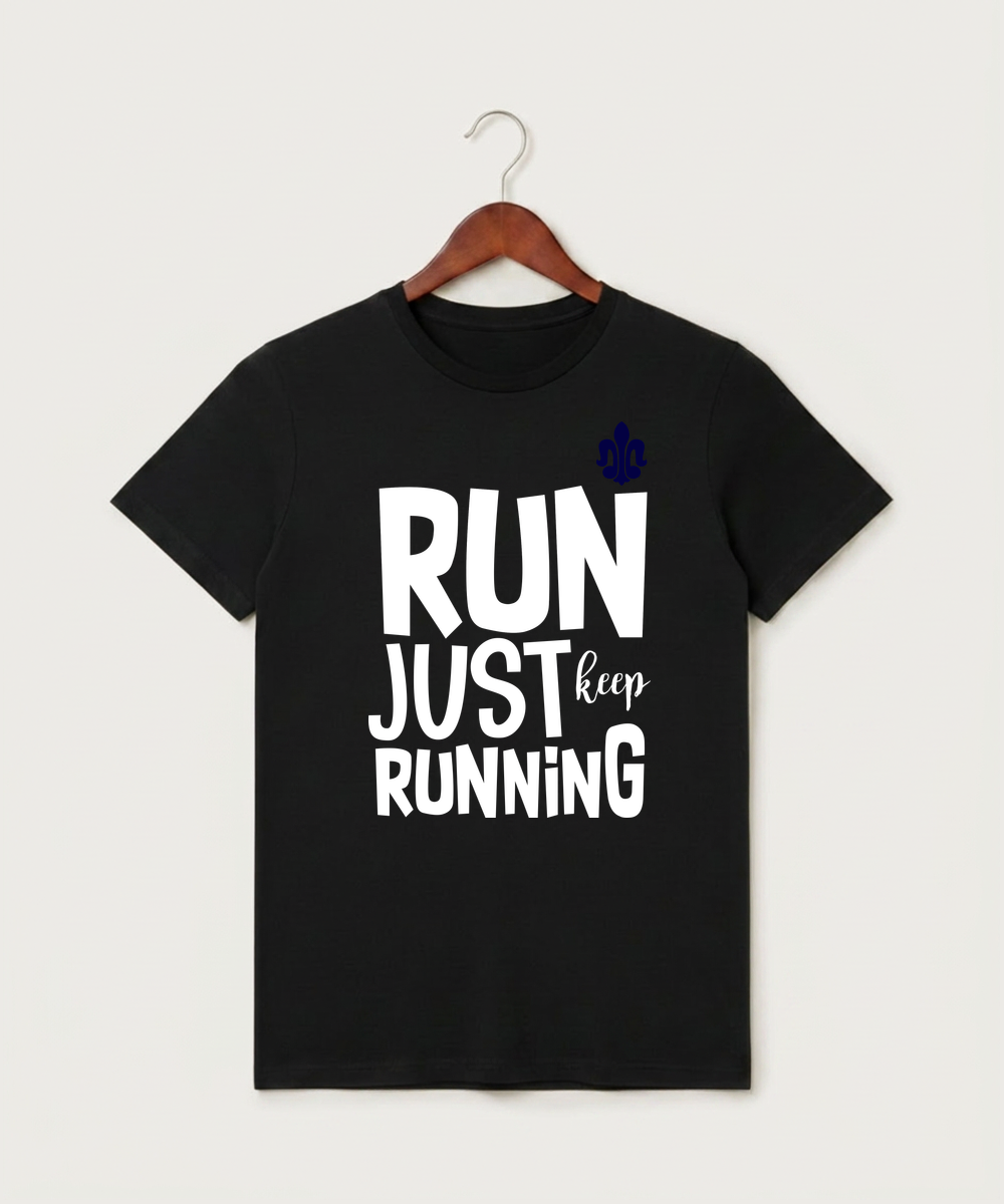 Saint Peter High School Athletics - Black T-Shirt - Full Front
