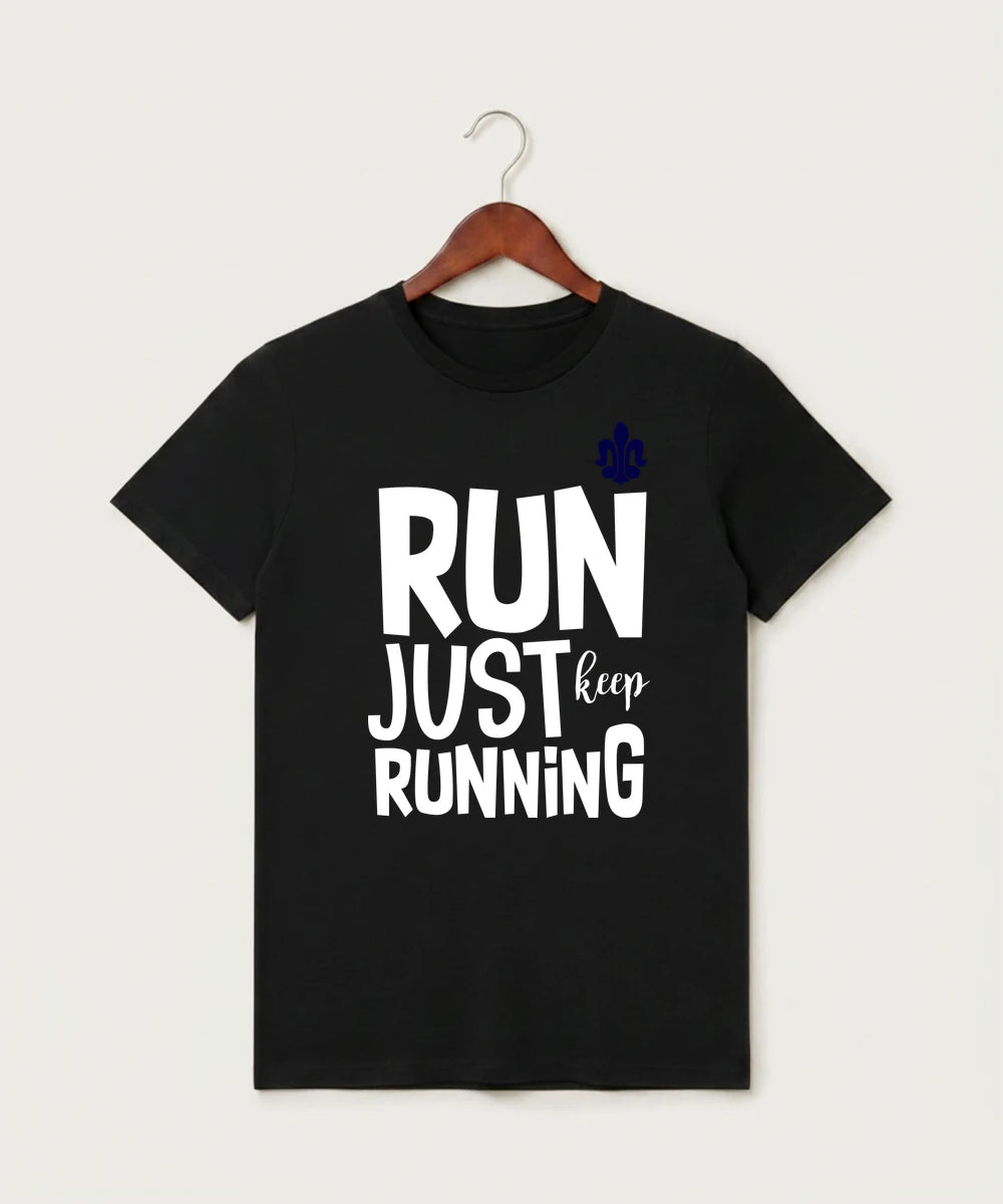Saint Peter High School Athletics - Black T-Shirt - Full Front