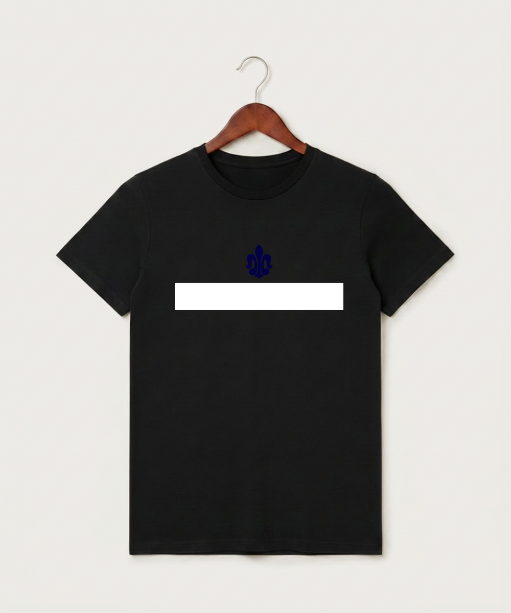 Saint Peter High School Athletics - Black T-Shirt - Full Front