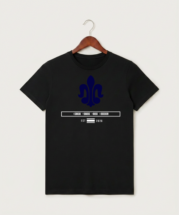 Saint Peter High School Athletics - Black T-Shirt - Full Front