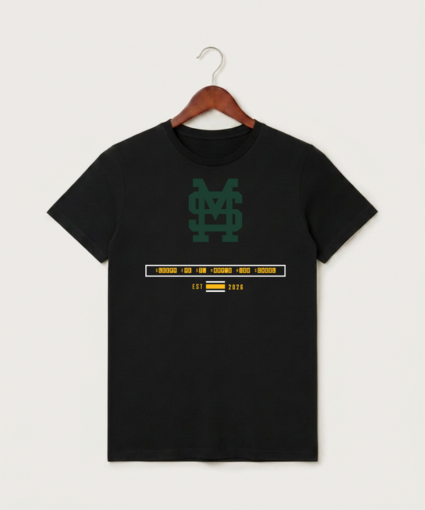 Sleepy Eye St. Mary's High School Athletics - Black T-Shirt - Full Front