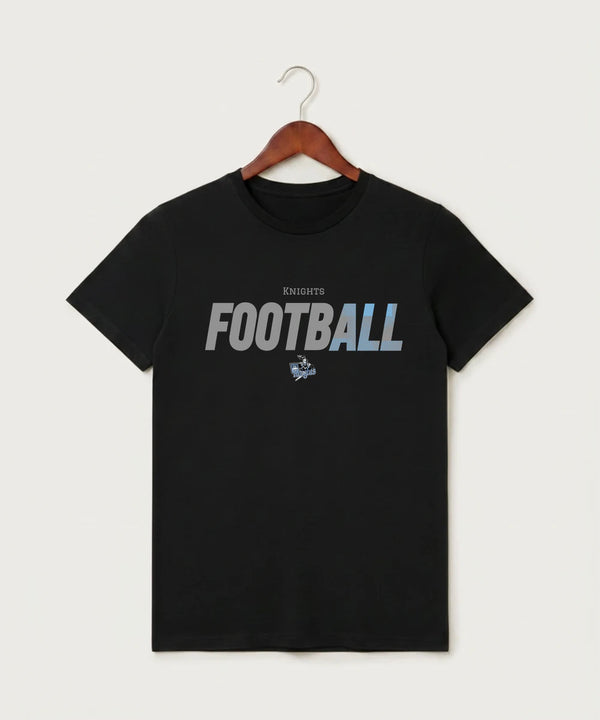 Russell-Tyler-Ruthton High School Football (Boys) - Black T-Shirt - Full Front