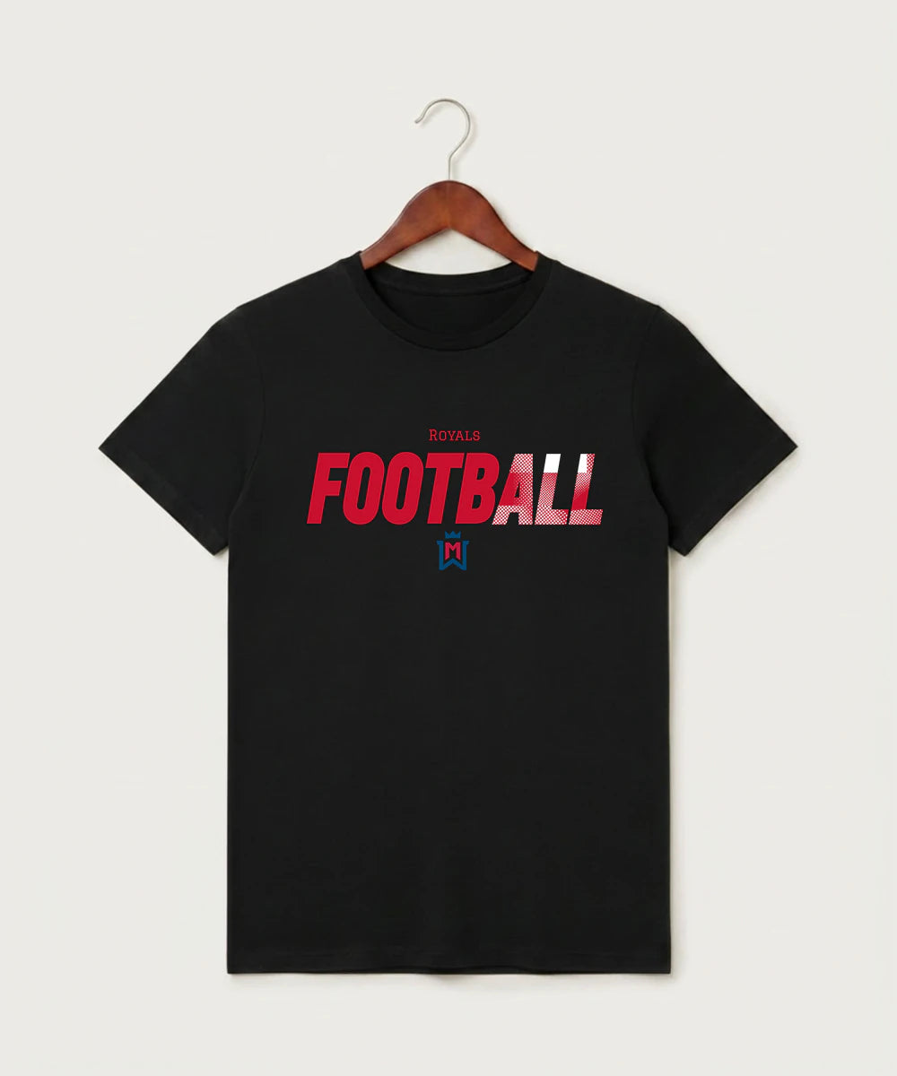 Watertown Mayer High School Football (Boys) - Black T-Shirt - Full Front