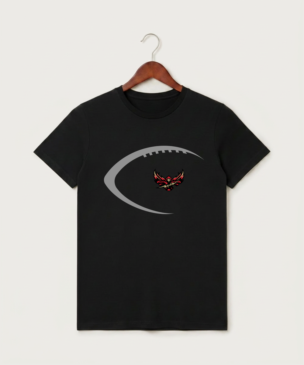 Gfw High School Football (Boys) - Black T-Shirt - Full Front