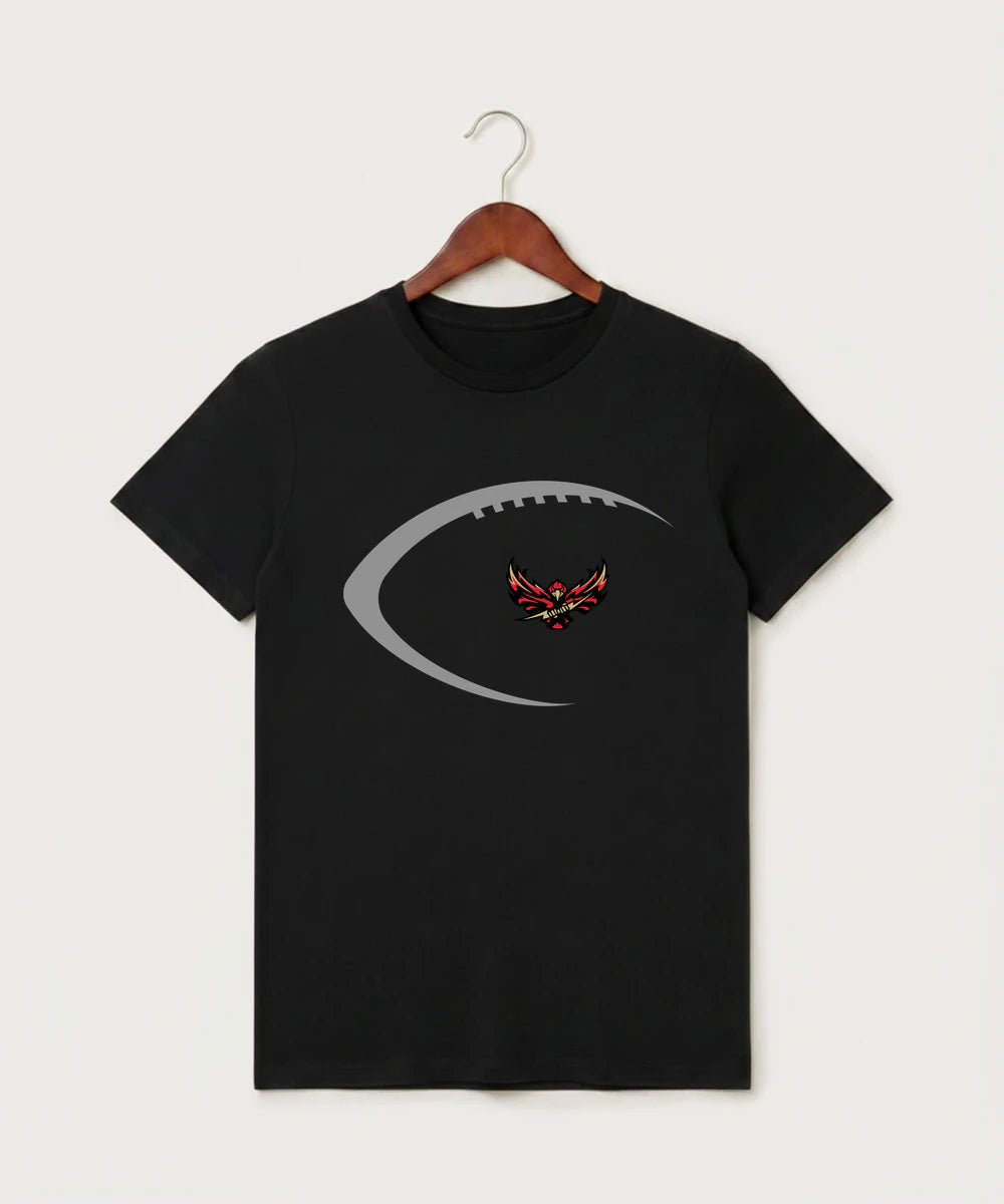 Gfw High School Football (Boys) - Black T-Shirt - Full Front