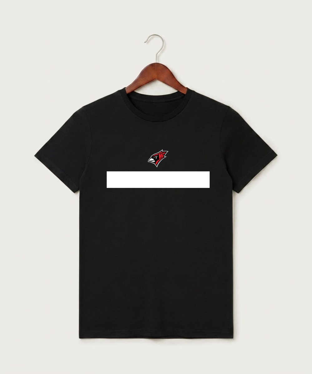 Willmar High School Athletics - Black T-Shirt - Full Front