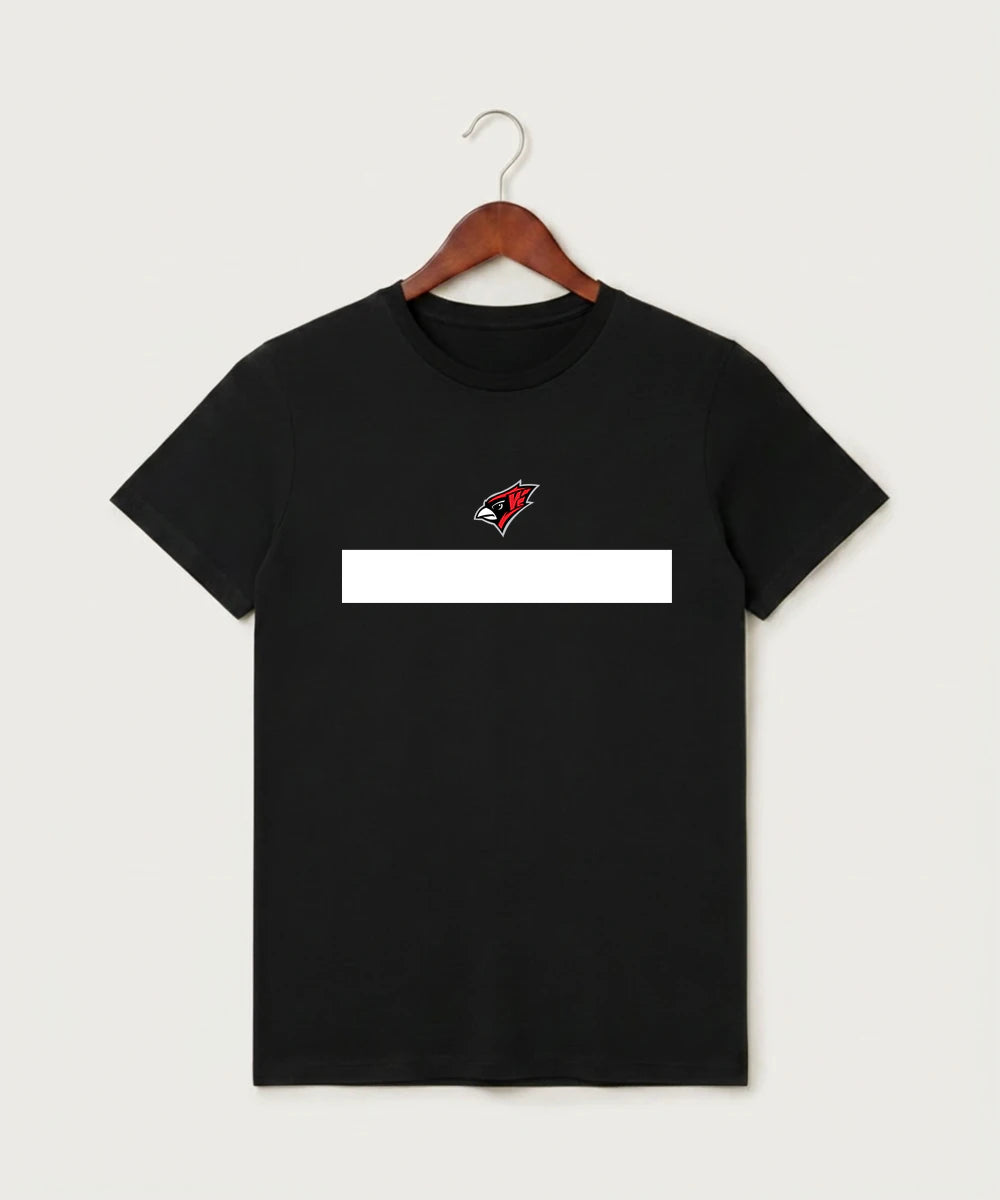 Willmar High School Athletics - Black T-Shirt - Full Front