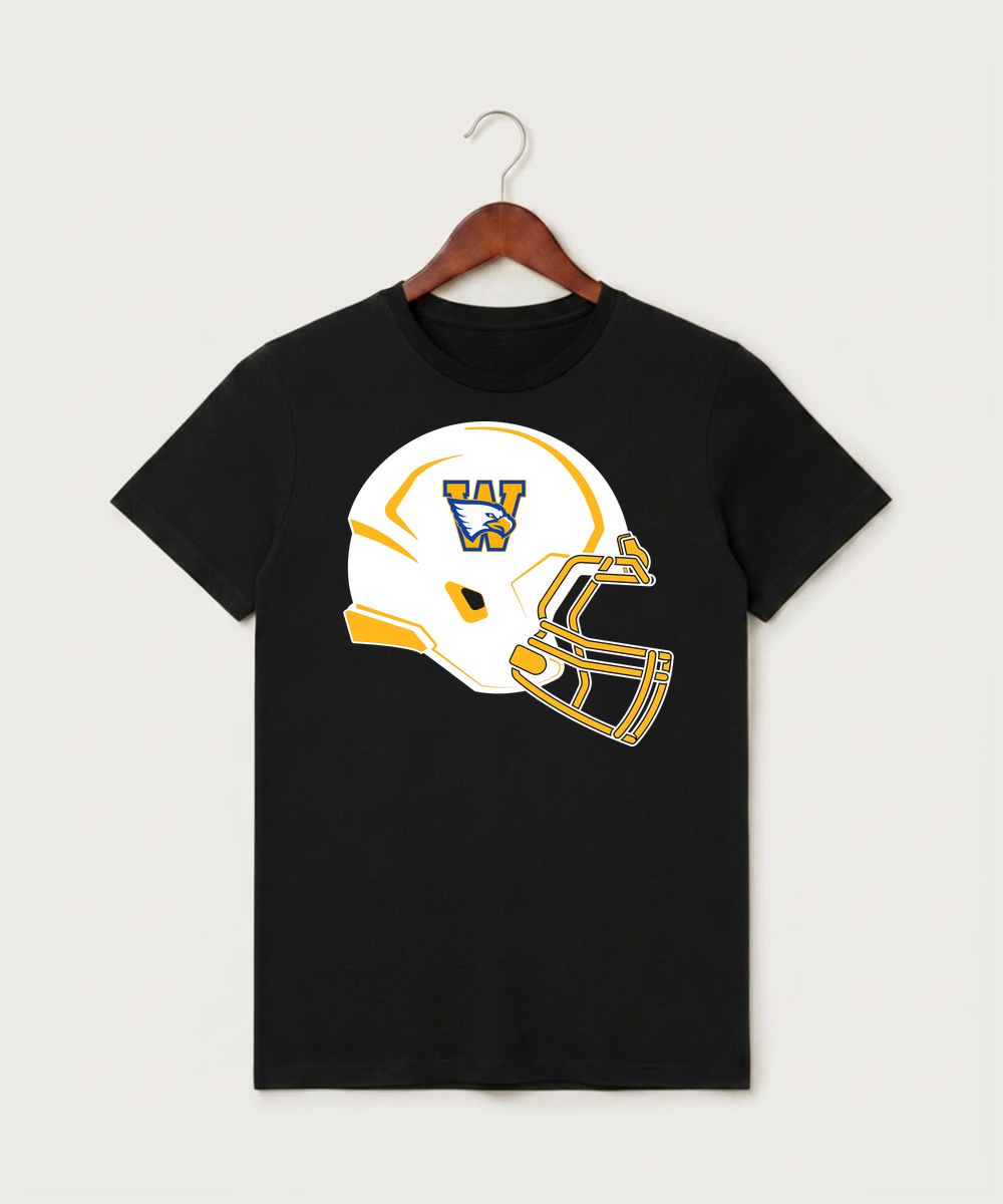 Windom Area High School Football (Boys) - Black T-Shirt - Full Front