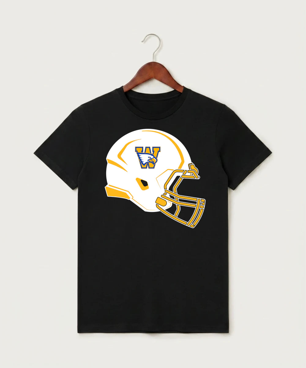 Windom Area High School Football (Boys) - Black T-Shirt - Full Front