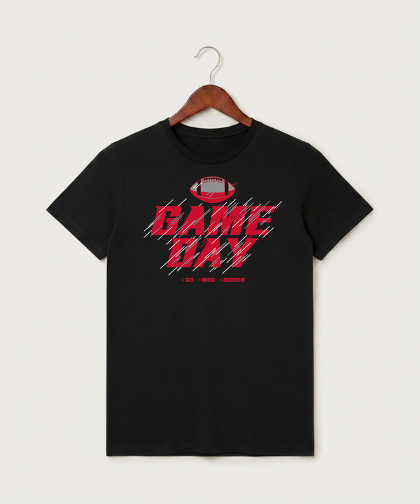 Gfw High School Football (Boys) - Black T-Shirt - Full Front