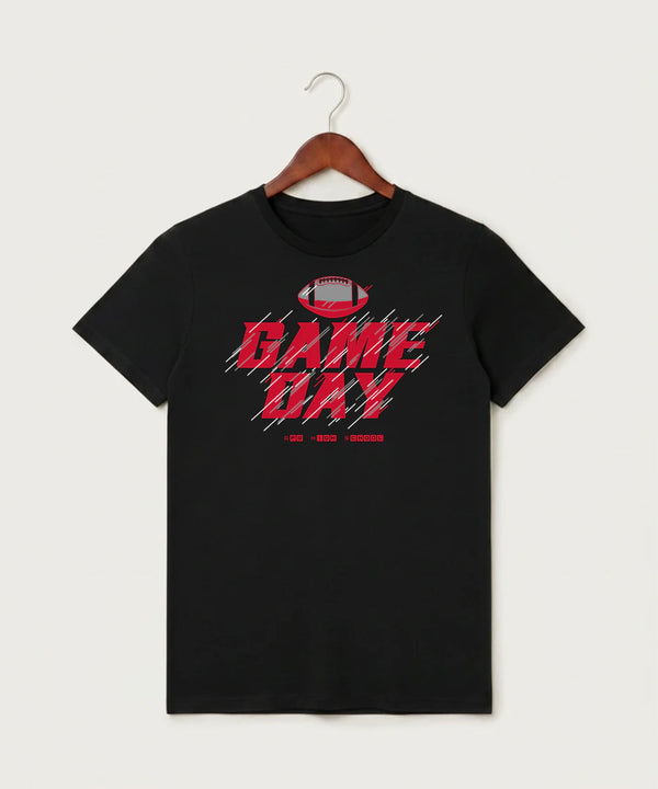 Gfw High School Football (Boys) - Black T-Shirt - Full Front