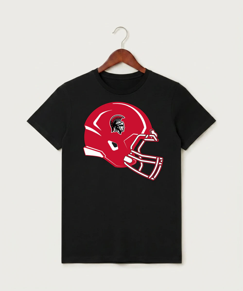 Worthington High School Football (Boys) - Black T-Shirt - Full Front