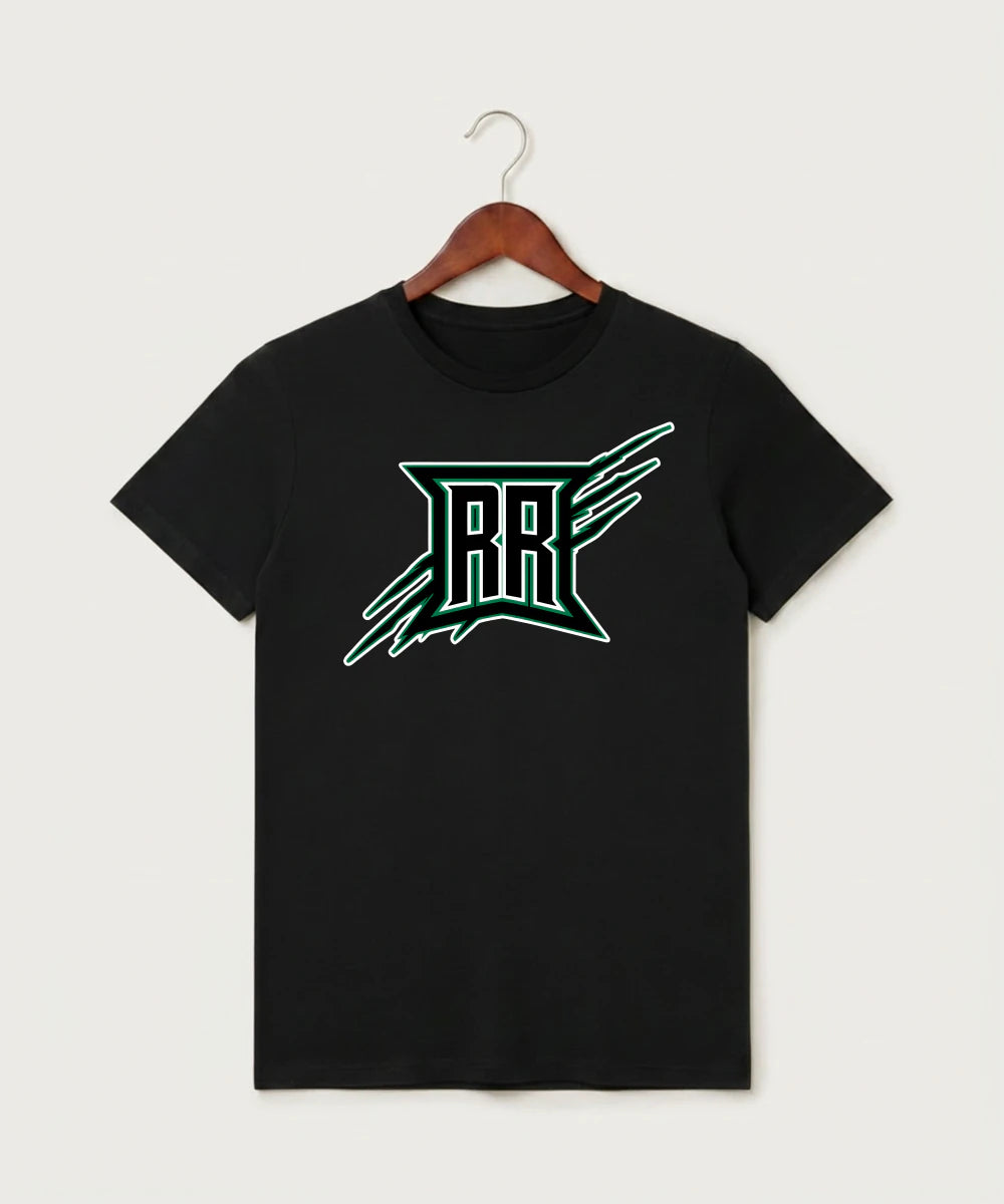 Rock Ridge High School Football (Boys) - Black T-Shirt - Full Front