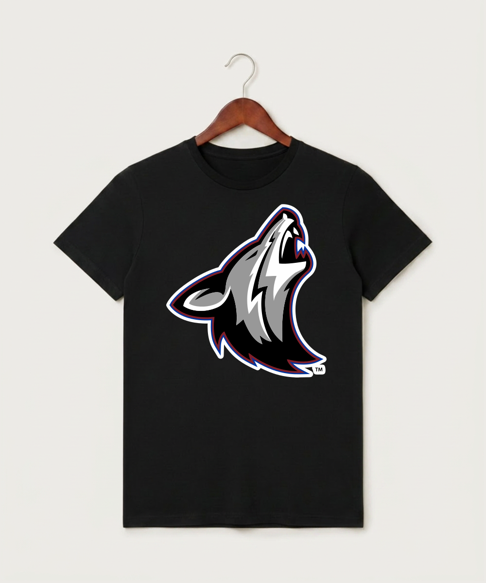 Heron Lake-Okabena High School Football (Boys) - Black T-Shirt - Full Front