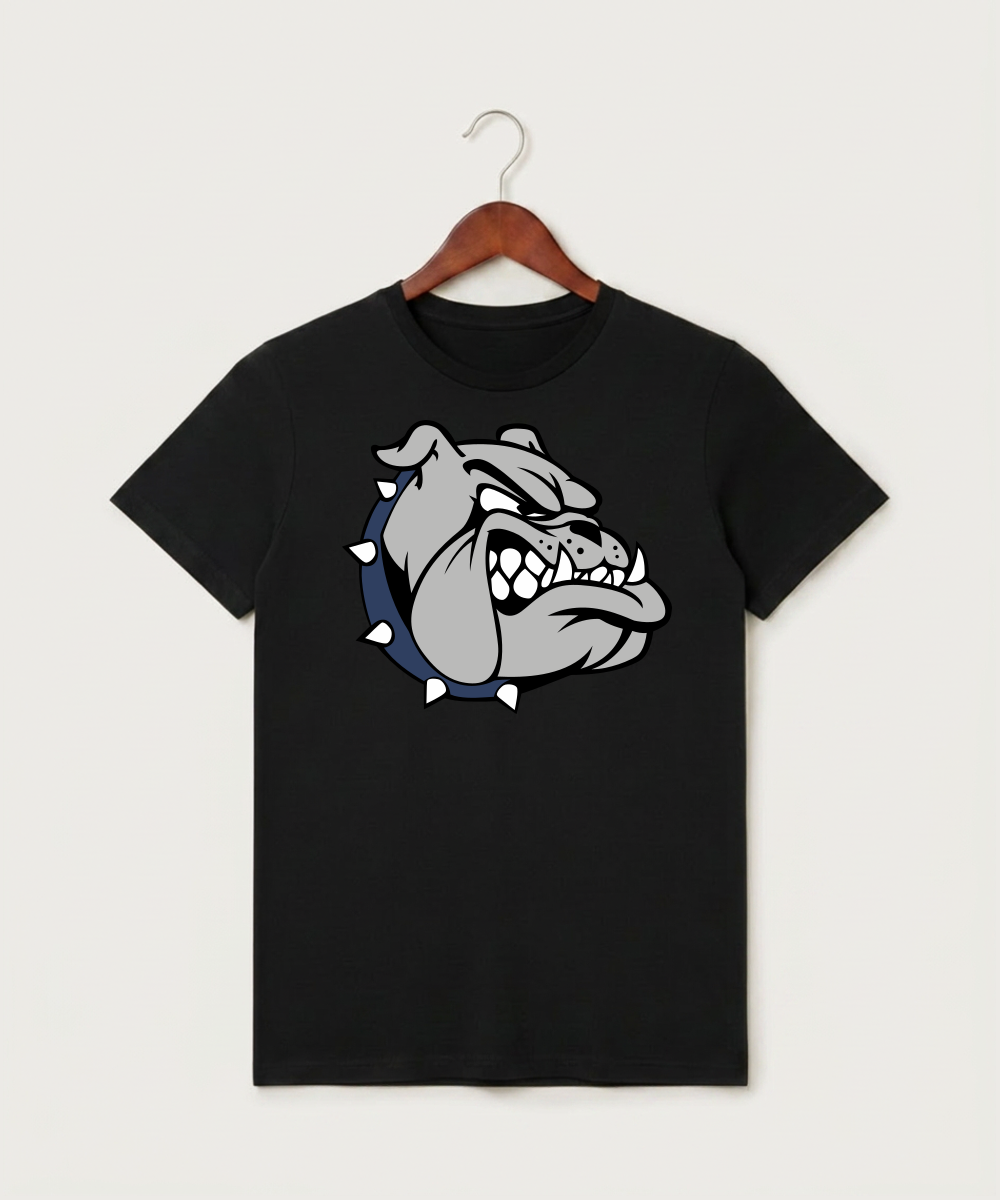 Sargent County High School Football (Boys) - Black T-Shirt - Full Front