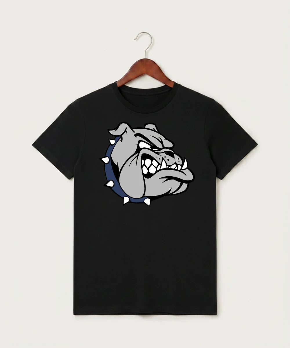 Sargent County High School Football (Boys) - Black T-Shirt - Full Front