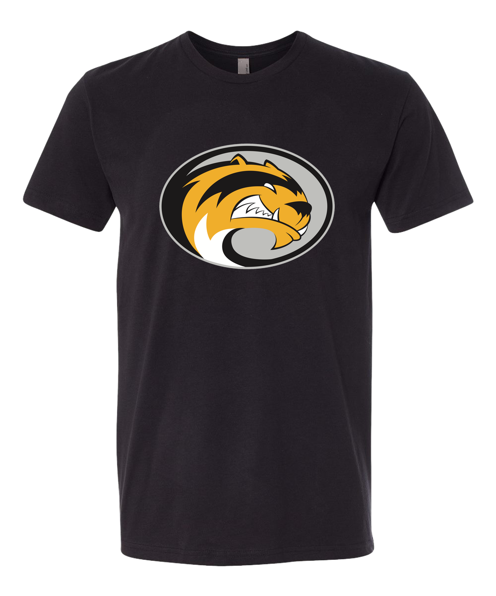 Sibley East Football - Black T-Shirt - Full Front