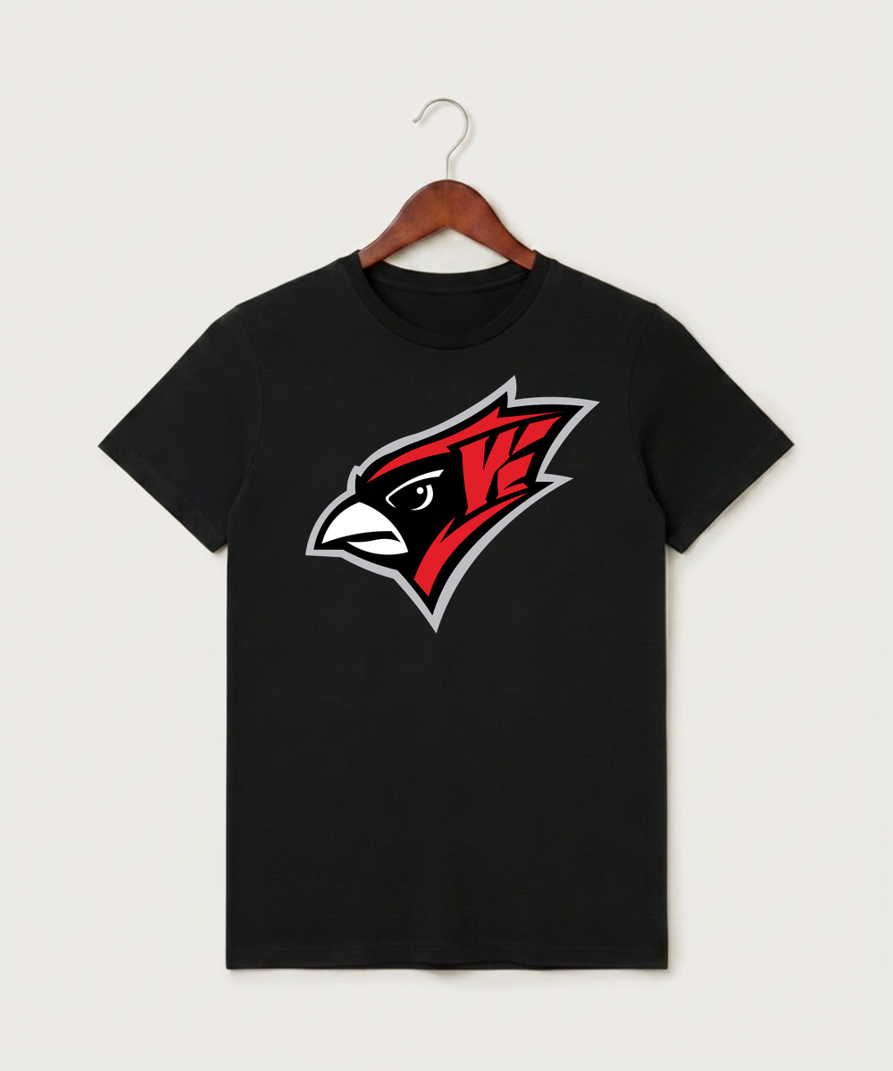 Willmar High School Athletics - Black T-Shirt - Full Front