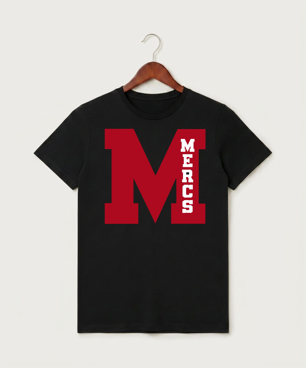 Mcgregor High School Football (Boys) - Black T-Shirt - Full Front