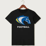 Riverside High School Football general - Black T-Shirt - Full Front