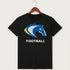 Riverside High School Football general - Black T-Shirt - Full Front