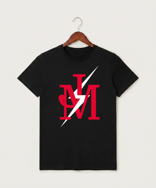 John Marshall High School Cross Country (Coed) - Black T-Shirt - Full Front