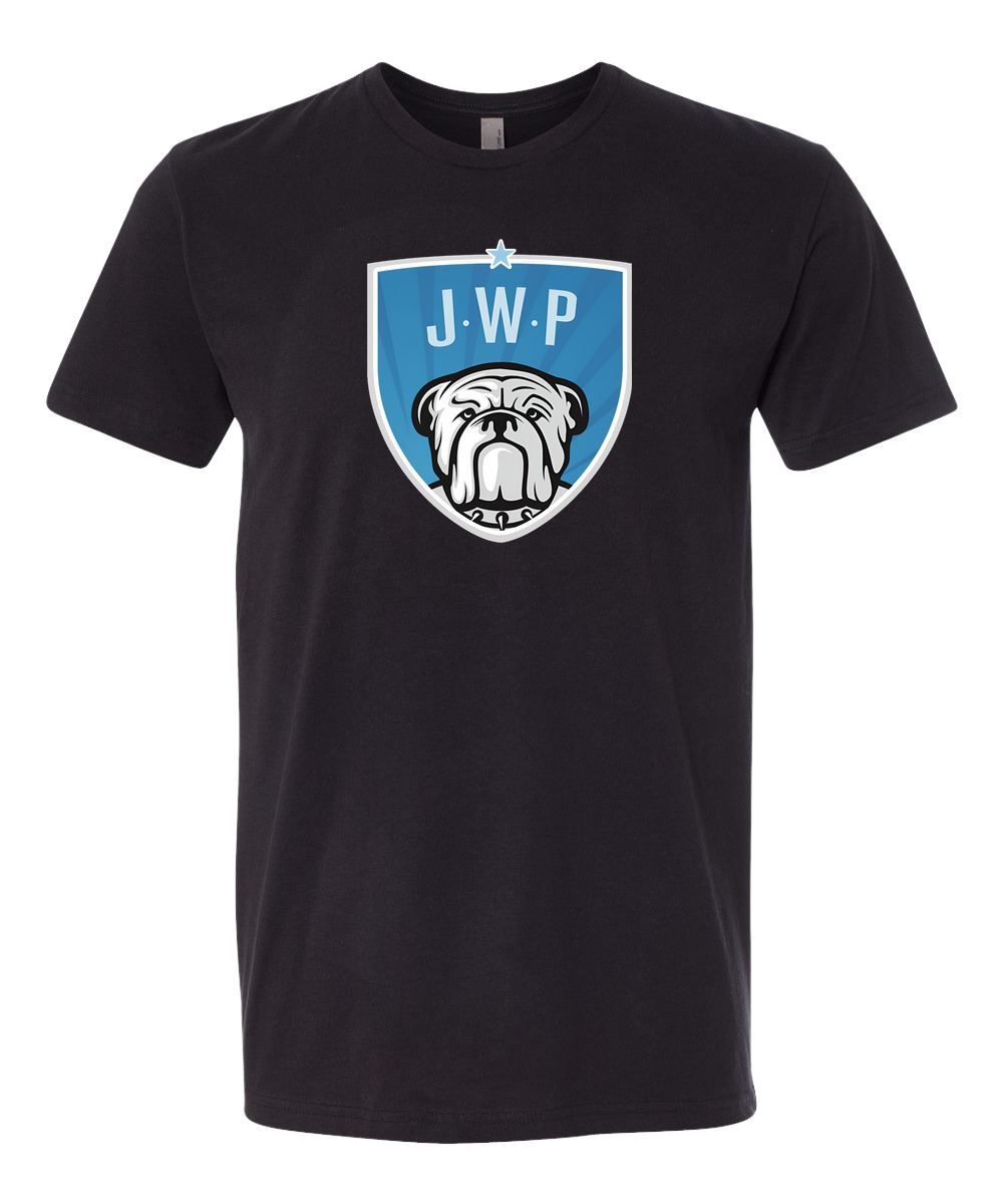 JWP Football - Black T-Shirt - Full Front