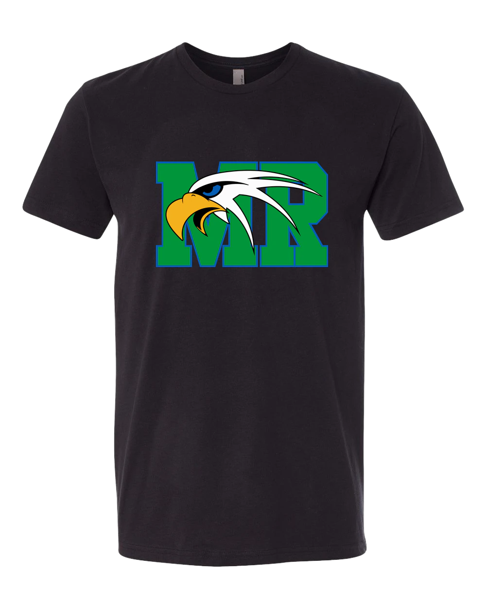 Maple River High School hockey_boys - Black T-Shirt - Full Front