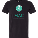 Mac Dental Football - Black T-Shirt - Full Front