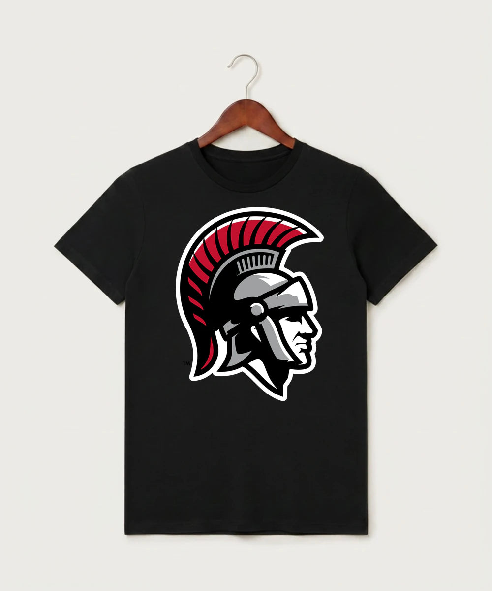 Worthington High School Football (Boys) - Black T-Shirt - Full Front