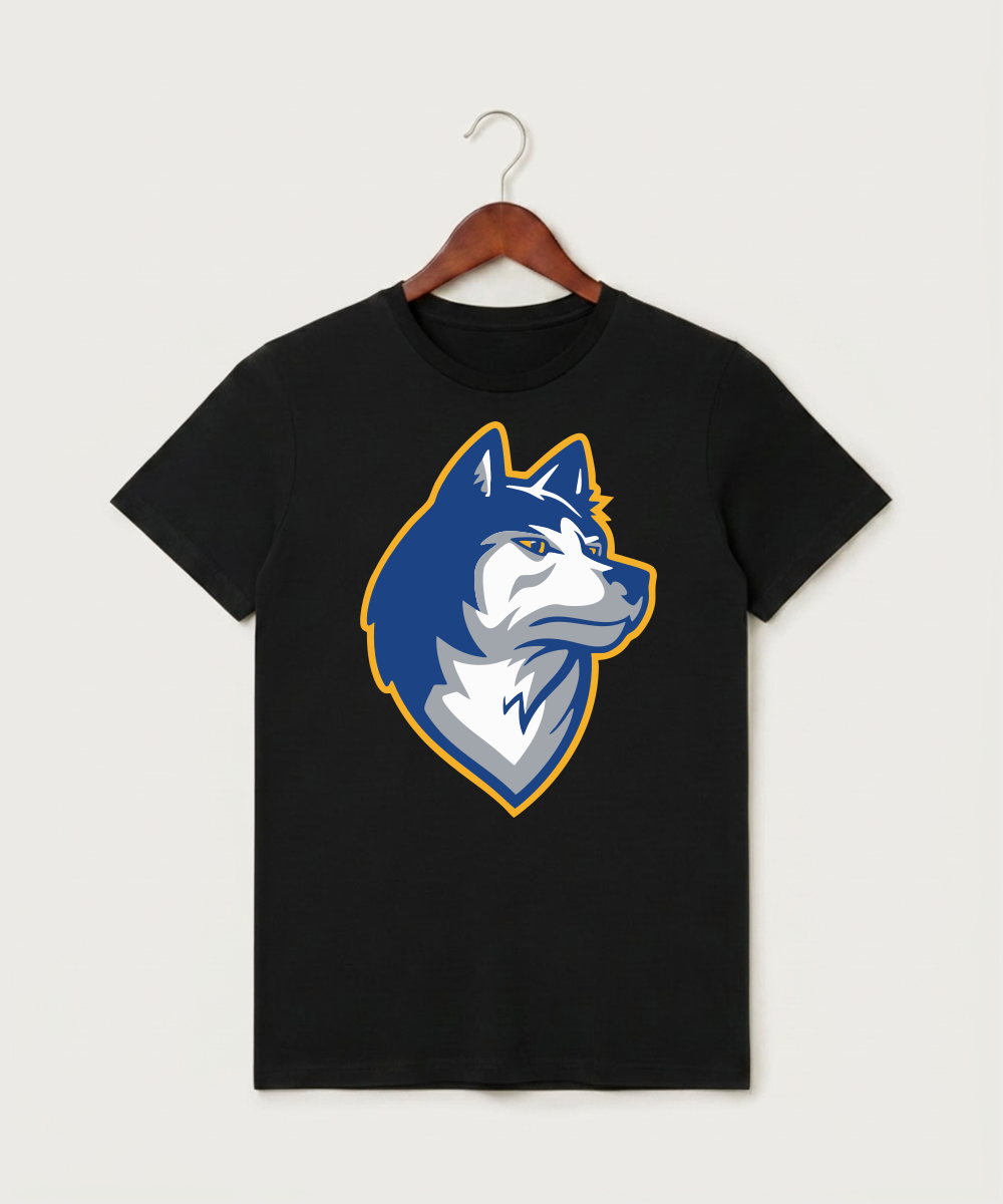 Bigfork Senior High School Football (Boys) - Black T-Shirt - Full Front