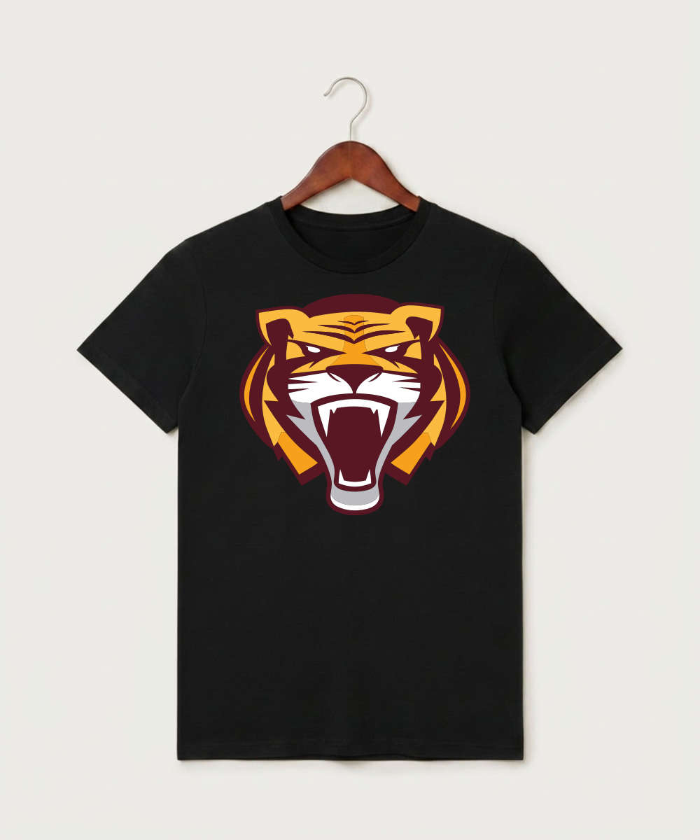Stewartville High School Football (Boys) - Black T-Shirt - Full Front