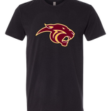 Pine Island Football - Black T-Shirt - Full Front