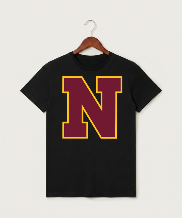 Northfield High School Volleyball (Girls) - Black T-Shirt - Full Front