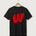 Wisconsin Hanger Test - Black T-Shirt - Full Front