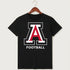 Amboy Football general - Black T-Shirt - Full Front