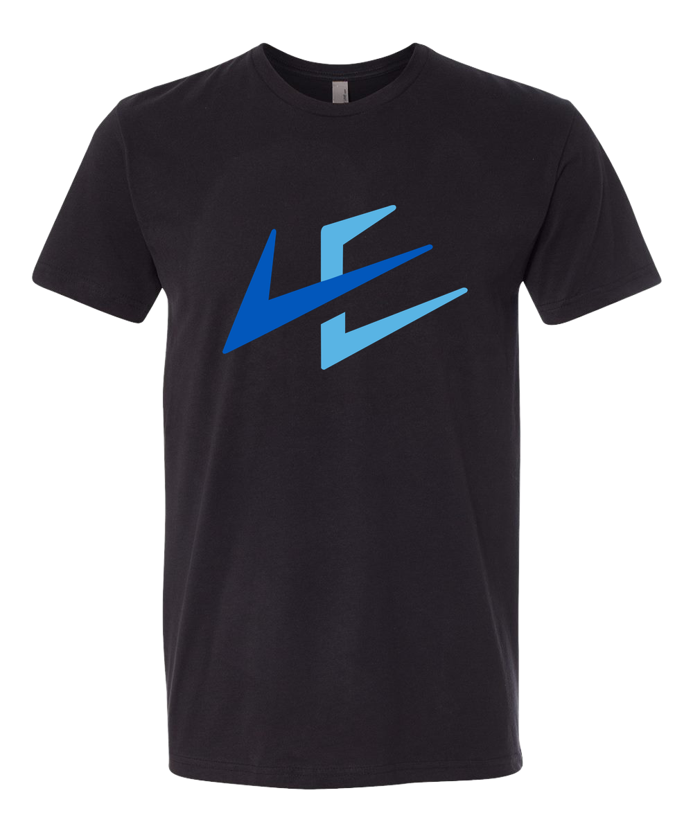 Leading Edge example_store - Black T-Shirt - Full Front