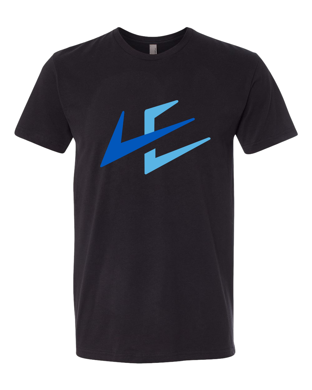 Leading Edge example_store - Black T-Shirt - Full Front