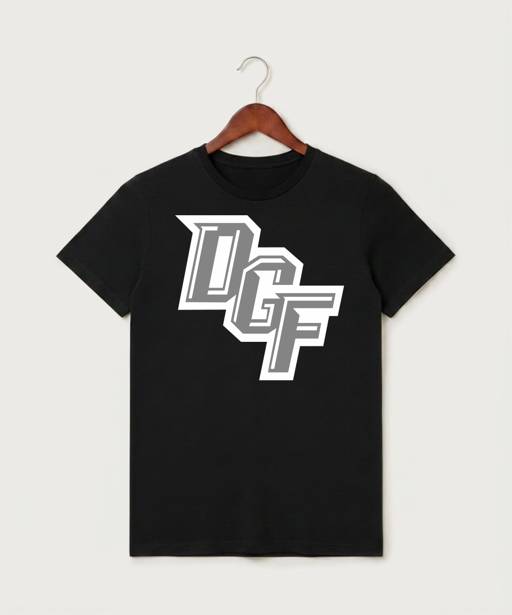 DGF High School Football (Boys) - Black T-Shirt - Full Front