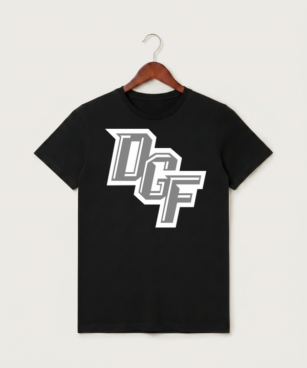 DGF High School Football (Boys) - Black T-Shirt - Full Front